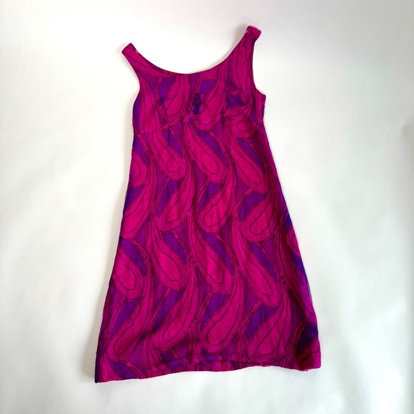 Frank Usher Dresses & Skirts - 1960’s Vintage Vibrant Pink and Purple Sleeveless Dress